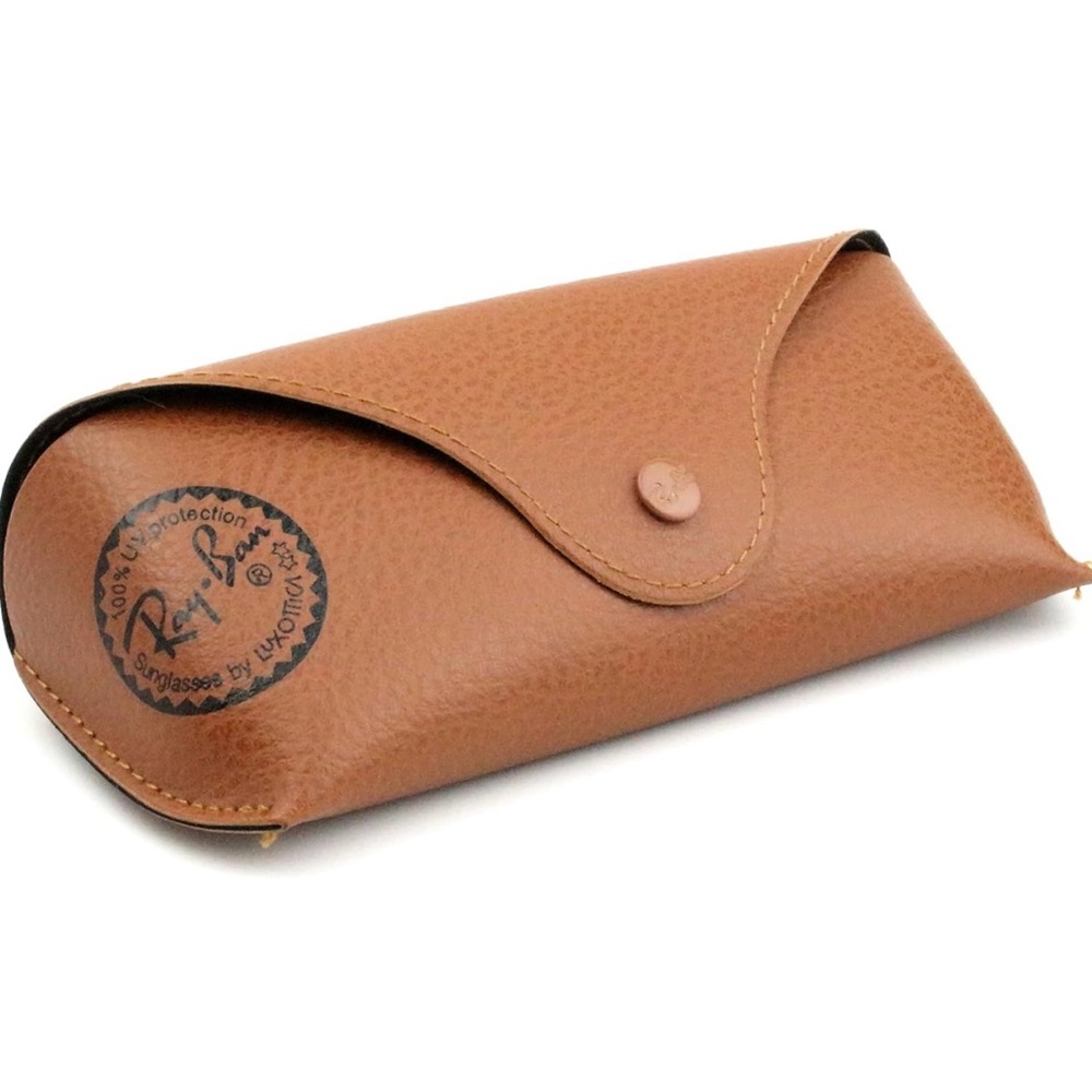 RAY BAN Original Brown Leather Style Medium Case